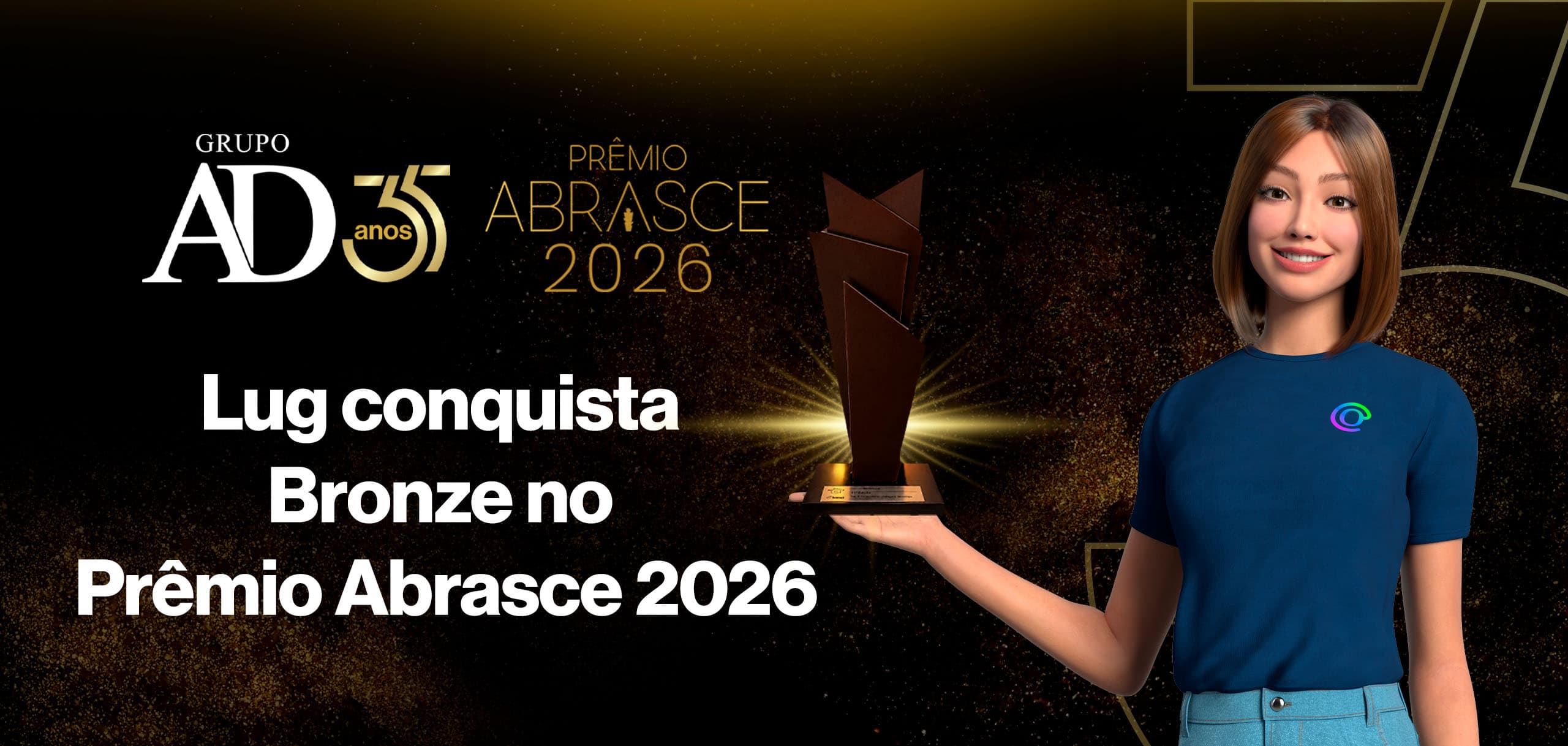 Lug assistente virtual de locação ganhou Bronze com Inovação no Prêmio Abrasce 2026